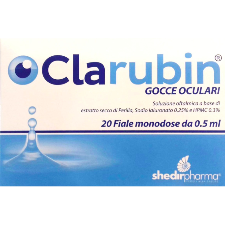 Clarubin® ShedirPharma® Collyre 20 Fioles Monodoses