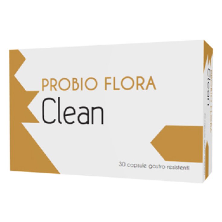 Clean Probio Flora 30 Gélules Gastrorésistantes