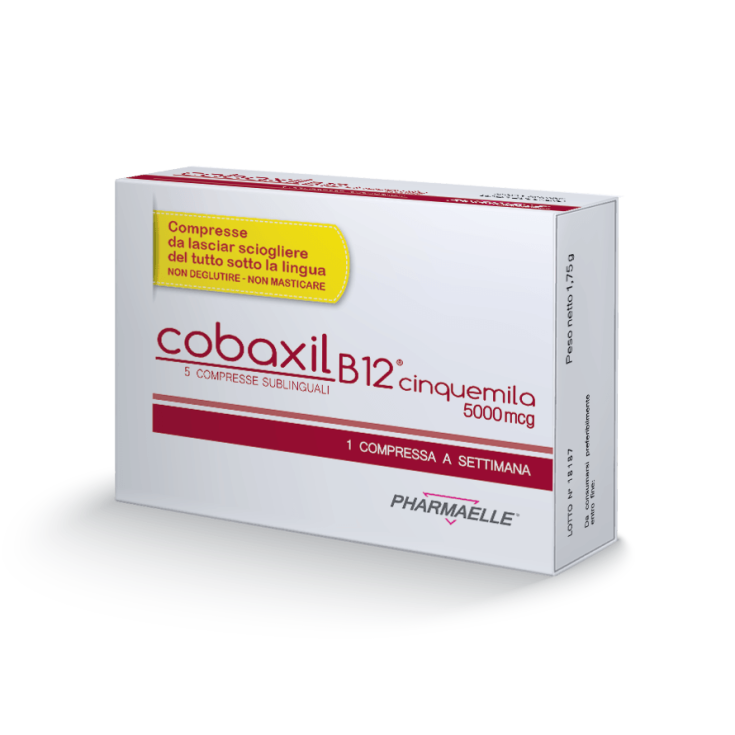 Cobaxil B12 Cinq Mille 5000mcg PharmaElle 5 Comprimés Sublinguaux