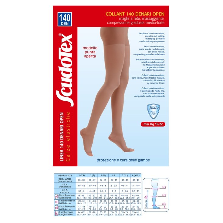 Collant 140 Open ScudoTex Skin Taille 3