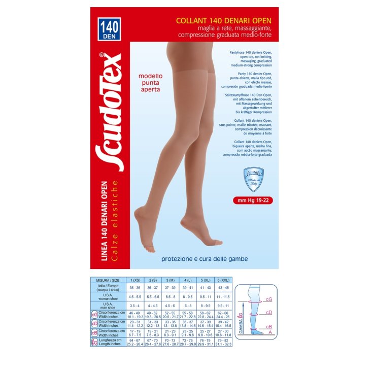 Collants 140 Open ScudoTex Daino Taille 2