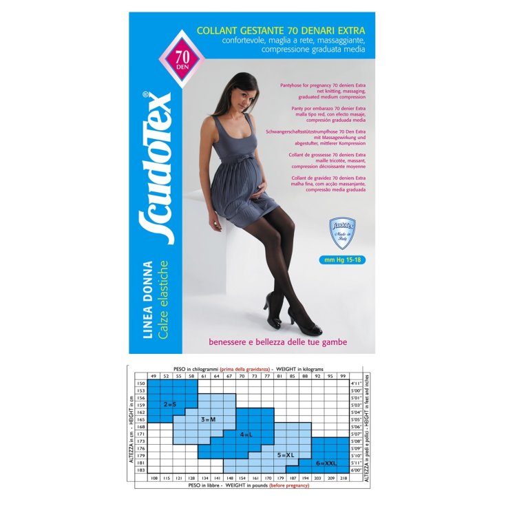 Collant de grossesse 70 Extra ScudoTex Nature Taille 5