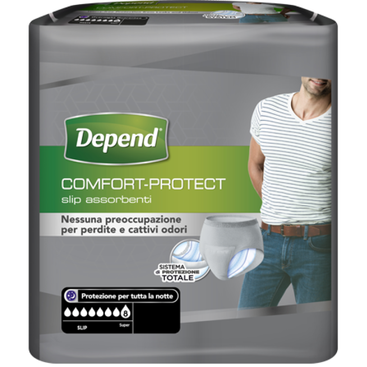Comfort-Protect Depend® 10 Slip Homme Taille S / M Super absorption