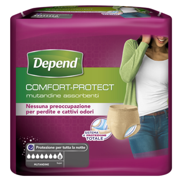 Depend Pants Women Comfort-Protect Taille L 9 Unités