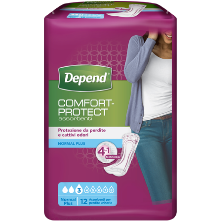 Comfort-Protect Normal Plus Depend® 12 absorbants