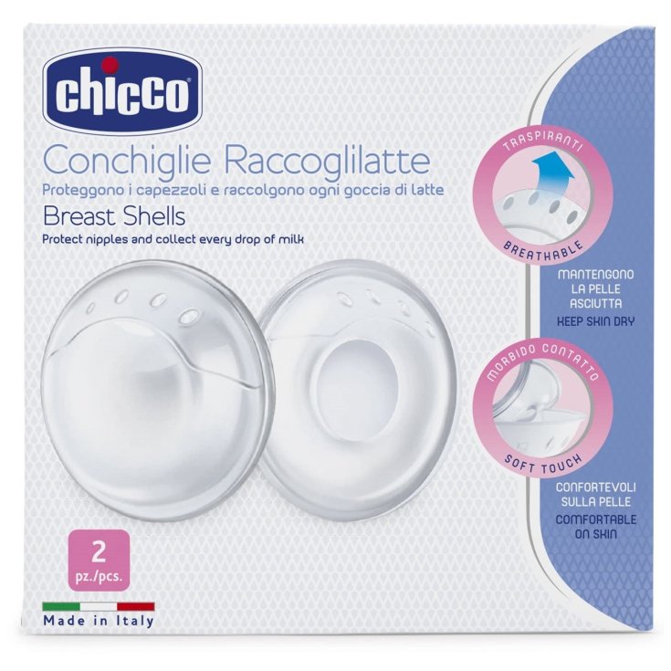 Conchiglie Collecteur de lait Chicco 2 pièces