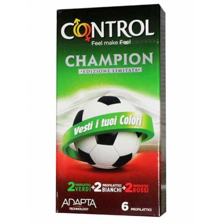Control Champion Edition Limitée 6 Préservatifs Colorés