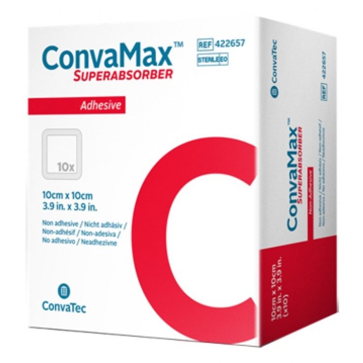 ConvaMax Superabsorbant ConvaTec 10 Pansements 10X10cm