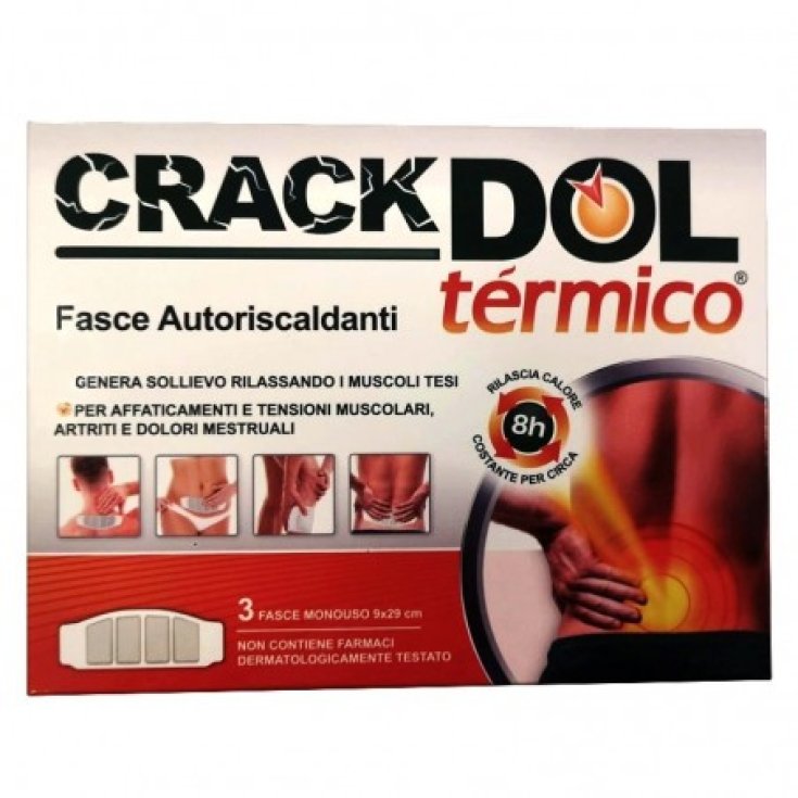 Bandes auto-chauffantes CrackDOL® Thermal ShedirPharma® 3