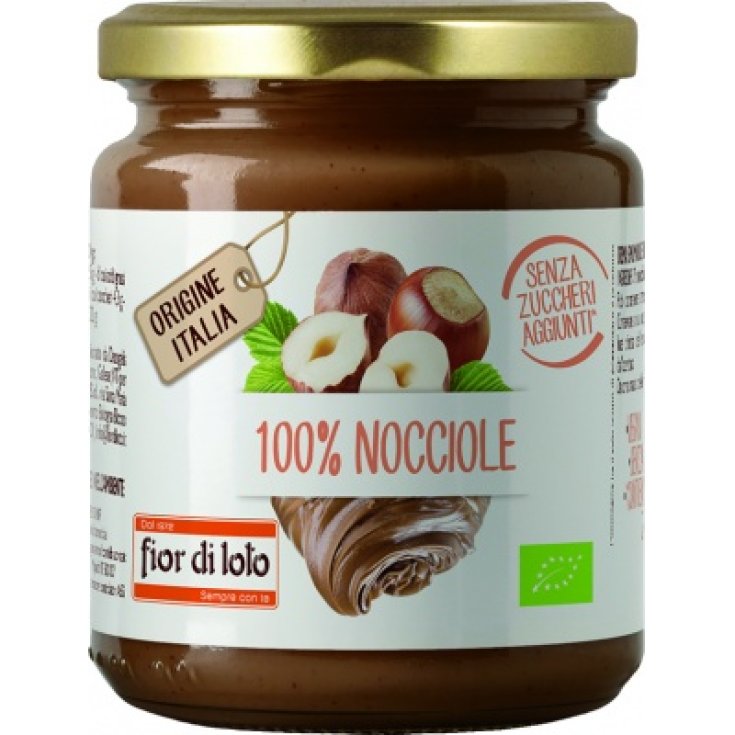 Crème 100% Noisettes Grillées Fior Di Loto 200g