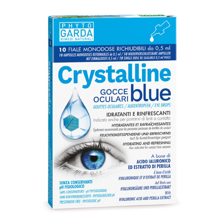 Bleu Cristallin Phyto Garda Collyre 10 Ampoules Unidoses