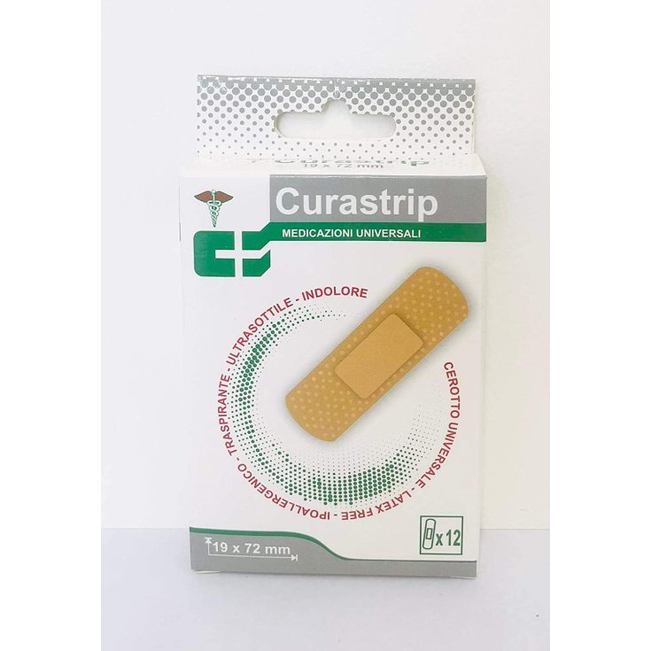 Curastrip Pharma Care 12 Patchs 19x72mm