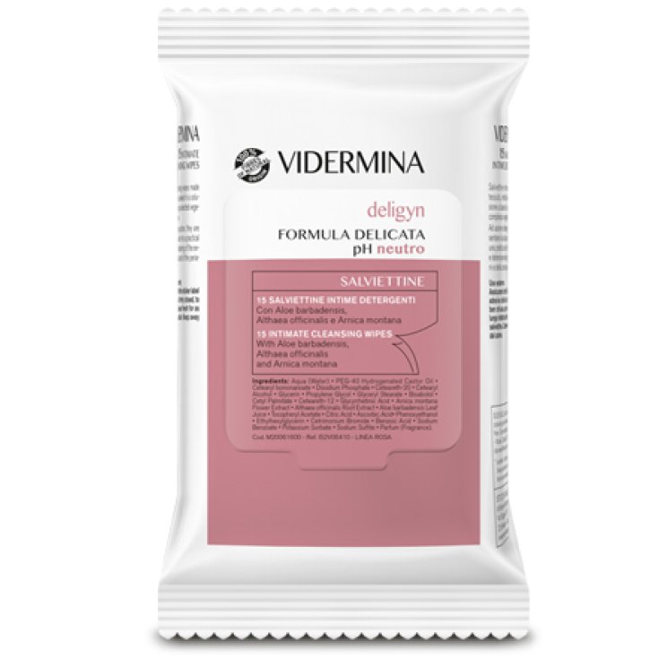 Vidermina Deligyn Lingettes Intimes Monodoses 15 Lingettes