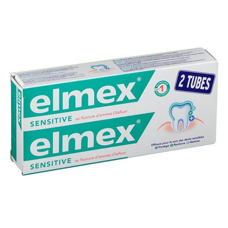 Sensitive Elmex® Bitubo dentifrice 2x100ml