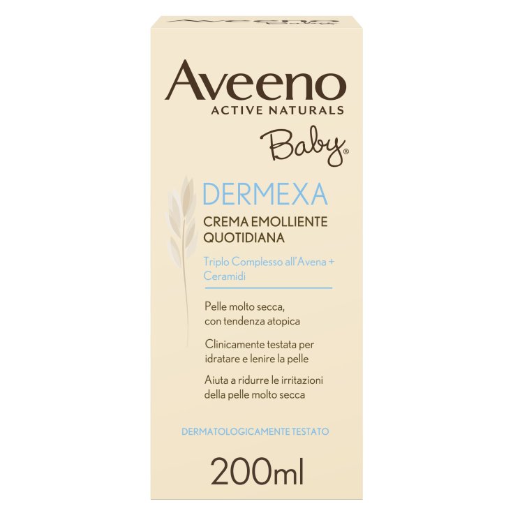 DERMEXA Aveeno Bébé Crème Émolliente Quotidienne 200 ml