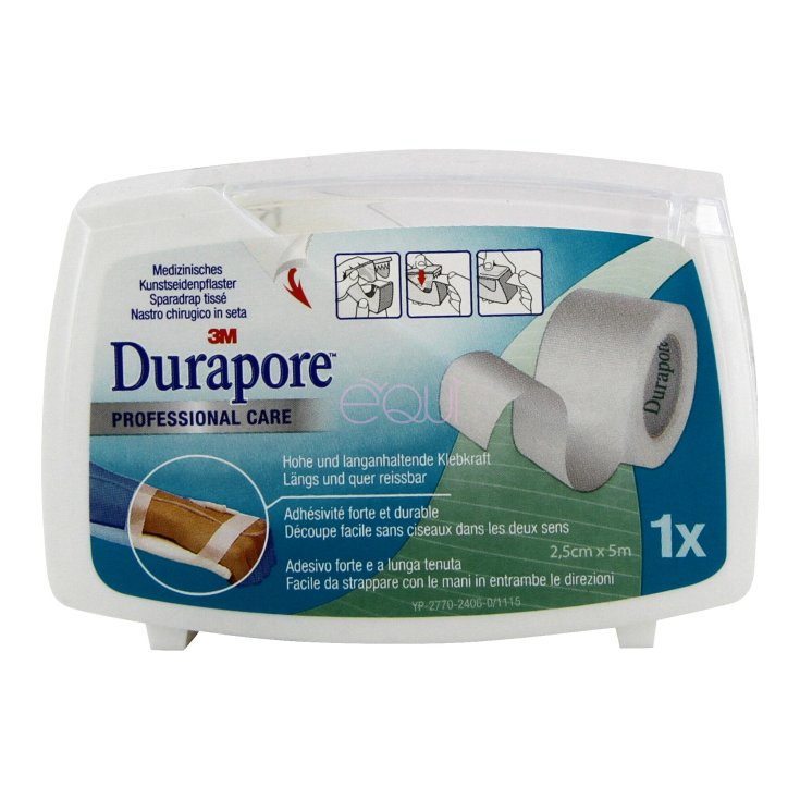 Patch Durapore Avec Distributeur 3M 2,5cmx5m