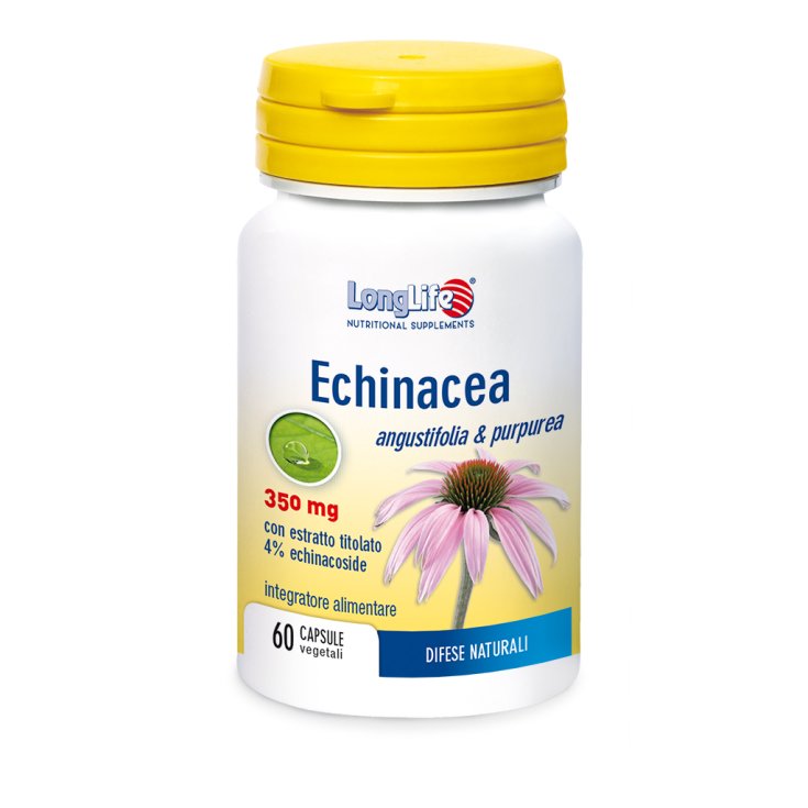 Echinacée 350mg LongLife 60 Capsules Végétariennes