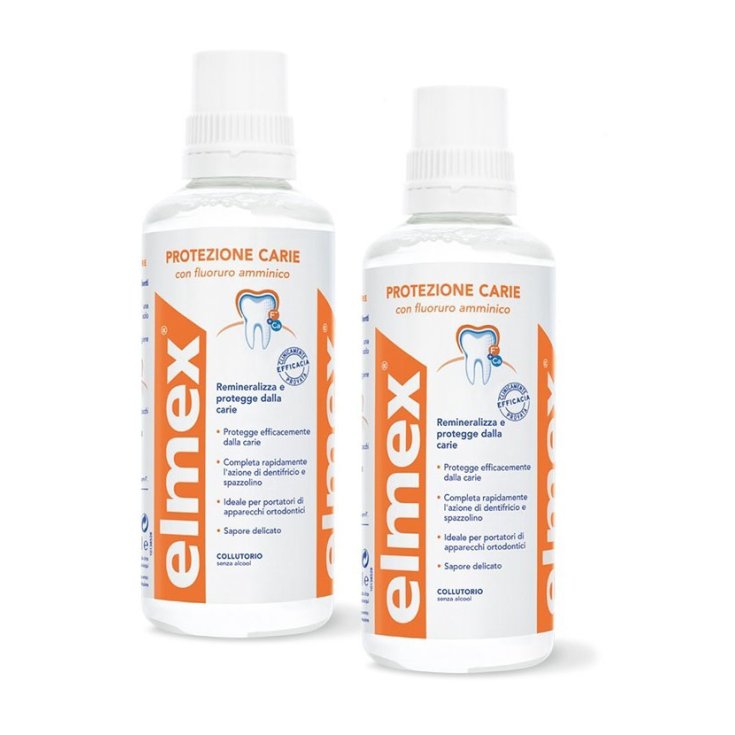 Elmex® PROTECTION Caries bain de bouche 2X400ml