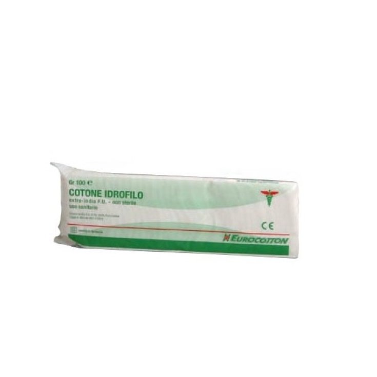 Eurocotton Extra Hydrophilic Cotton India Pharma Care 100g