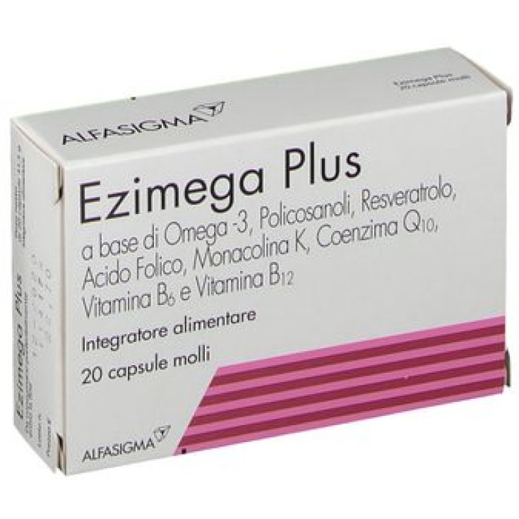 Ezimega Plus Alfasigma 20 Capsules Molles