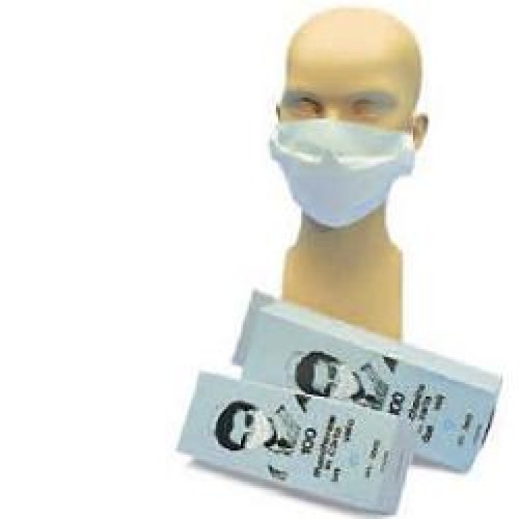 Safety Maschera Carta 2 Veli Monouso 100 Maschere