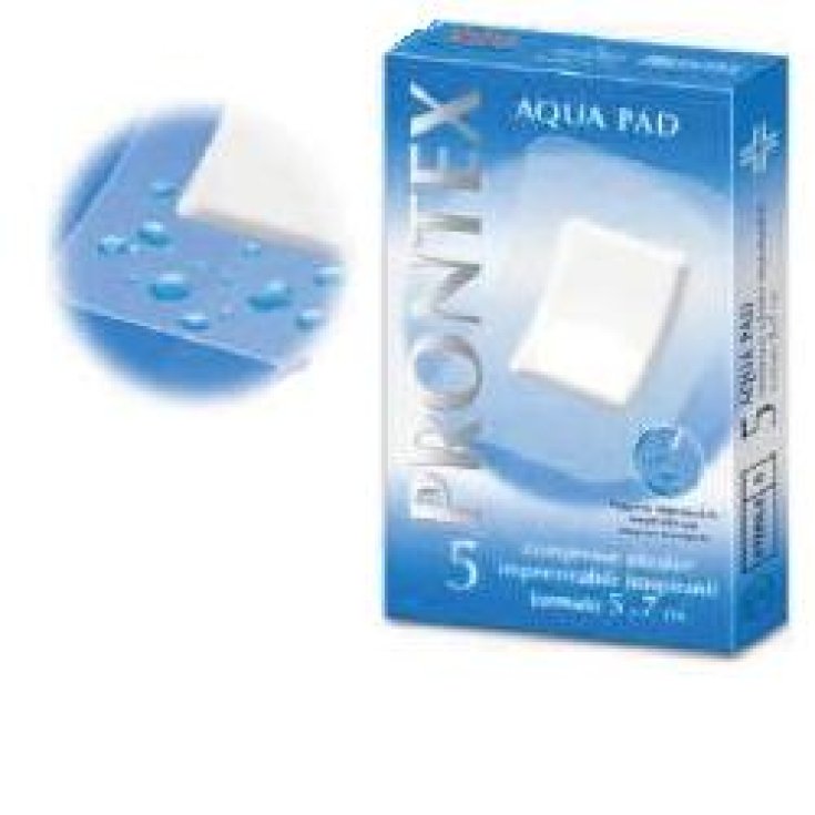 Safety Prontex Aqua Pad Adhésif Gaze Imperméable 5x7cm 5Garze