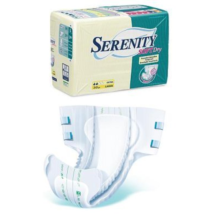 Serenity Soft Dry Super Couche Taille L 30 pièces