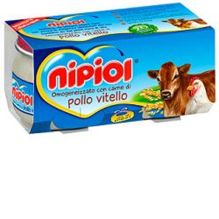 Nipiol Omog Veau Poulet 2x80