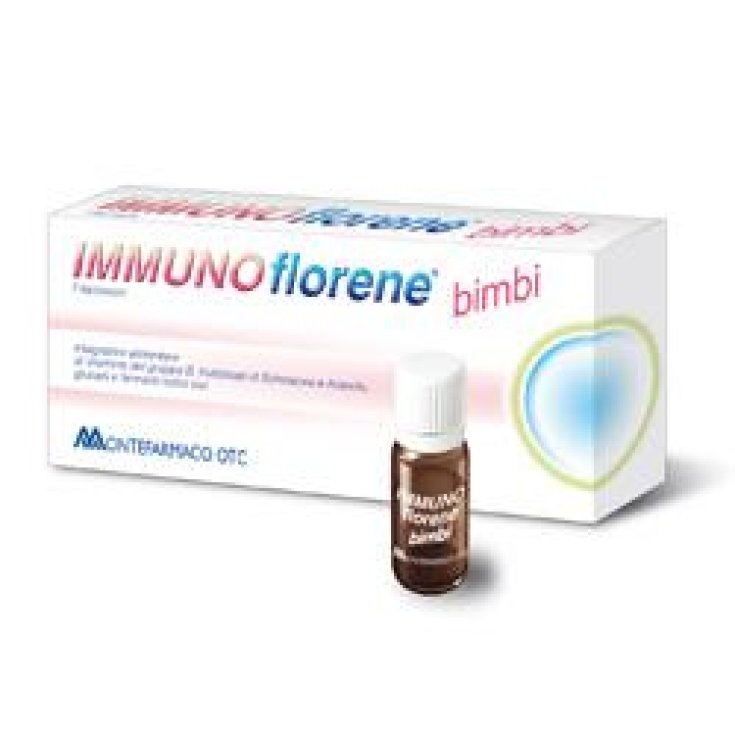 Montefarmaco Immunoflorène Bimbi Complément Alimentaire 8 Flacons