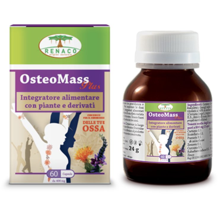 Renaco Osteomass Plus Complément Alimentaire 60 Gélules