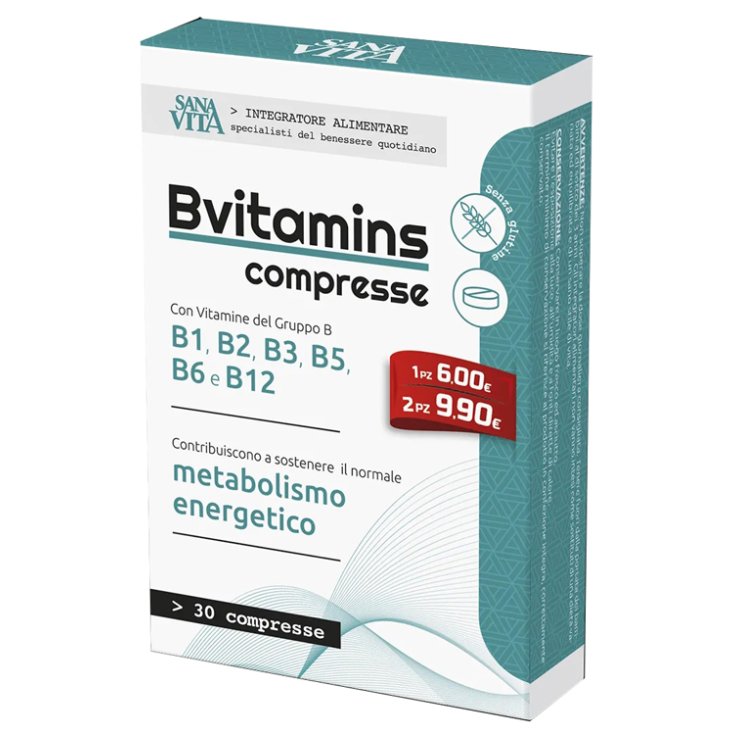 Sanavita B-vitamines 30cpr