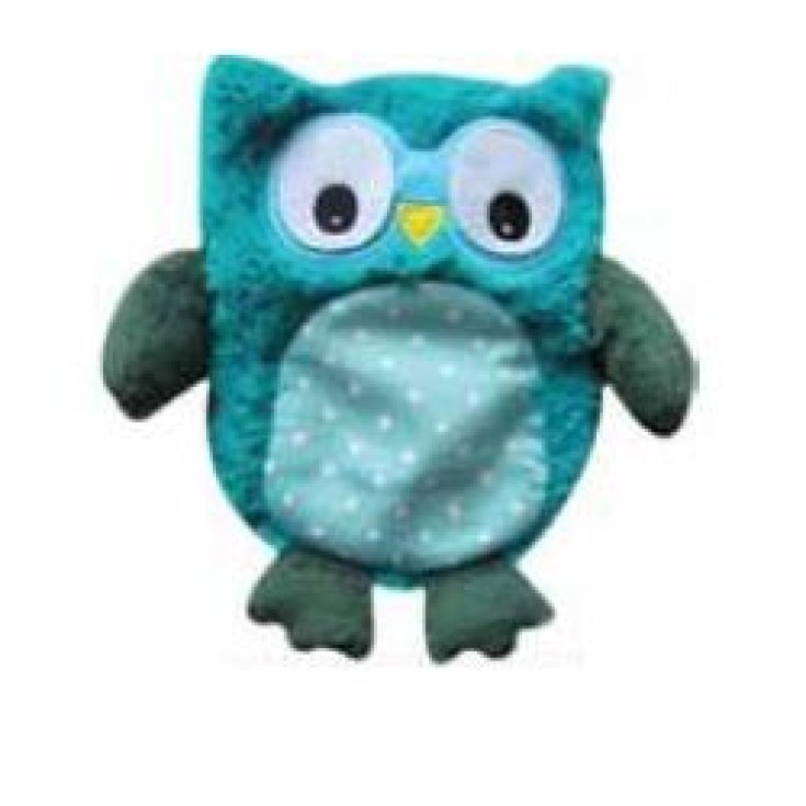 Warmies Peluc Term Hooty Bleu