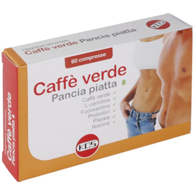 Kos Green Coffee Ventre Plat Complément Alimentaire 60 Comprimés