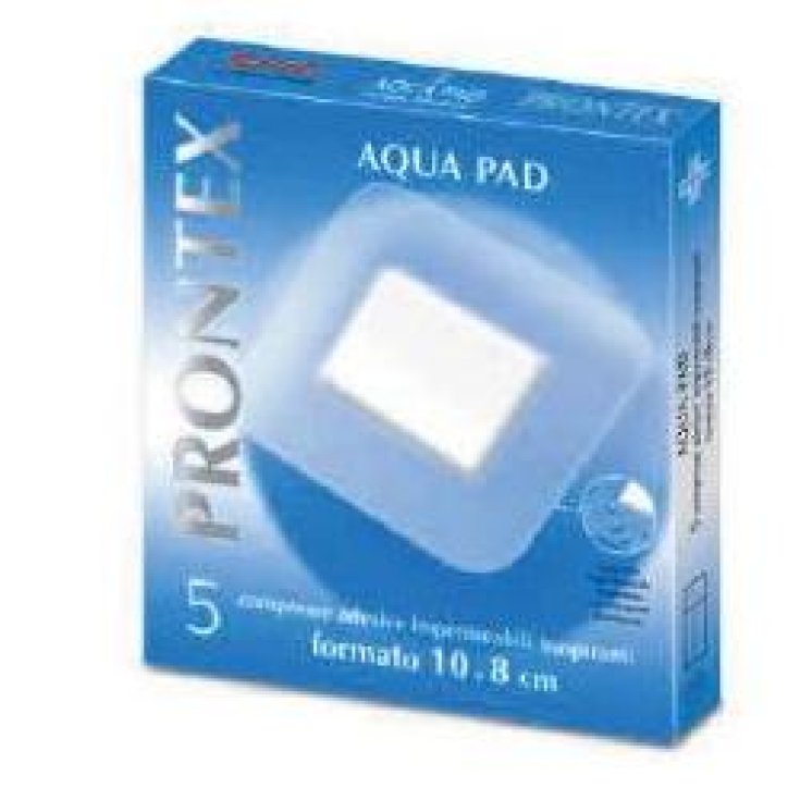 Safety Prontex Aqua Pad Adhésif Gaze Imperméable 10x8cm 5 Gaze