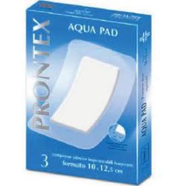 Safety Prontex Aqua Pad Adhésif Gaze Imperméable 10x12.5 3Garze