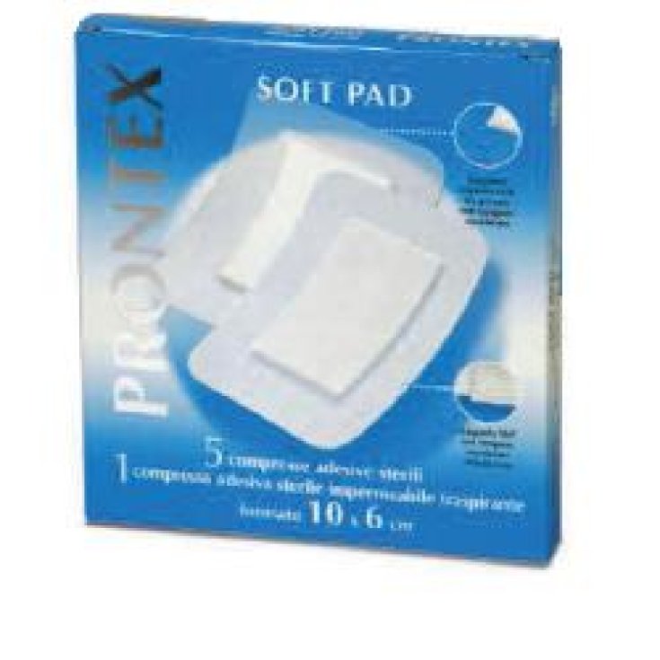 Safety Prontex Soft Pad Adhésif Gaze 10x6 6Garze