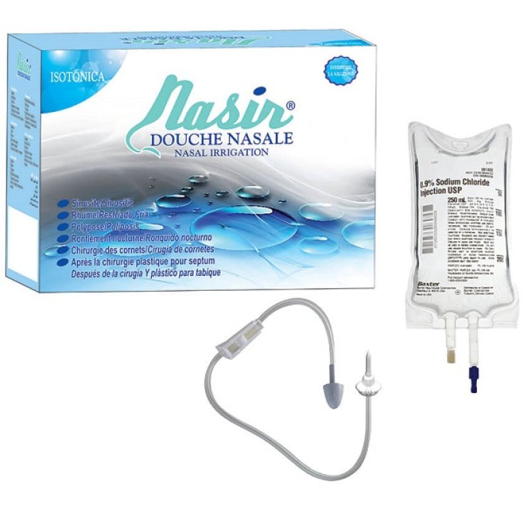 NAS-IR Solution Physiologique Isotonique 6 Sachets Luer Lock 500ml