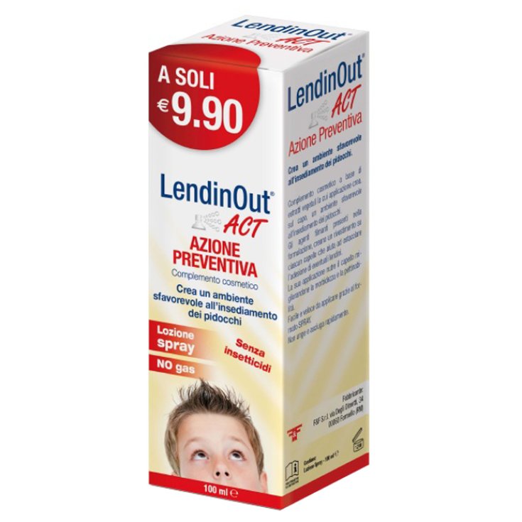 LendinOut Act Poux Action Préventive Spray 100 ml