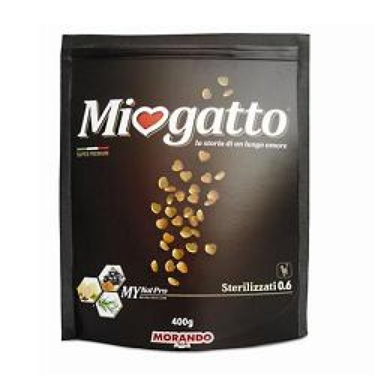 Morando Miogatto Stérilisé 0,6 Croquettes de Poulet 400g