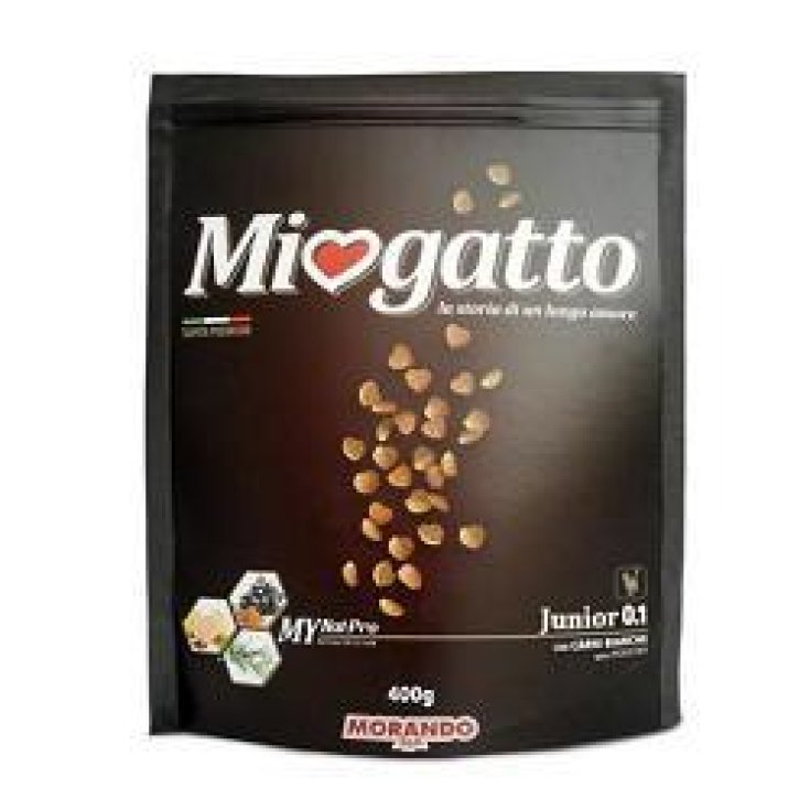 Morando Miogatto Junior 0,1 Viande Blanche Croquante 400g