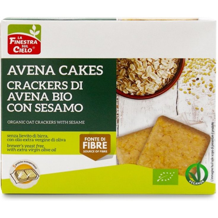 AvenaCakes Crackers Avoine Au Sésame Bio 250g