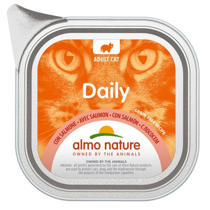 Almo Nature Daily Menu Chats Adultes Goût Saumon 100g