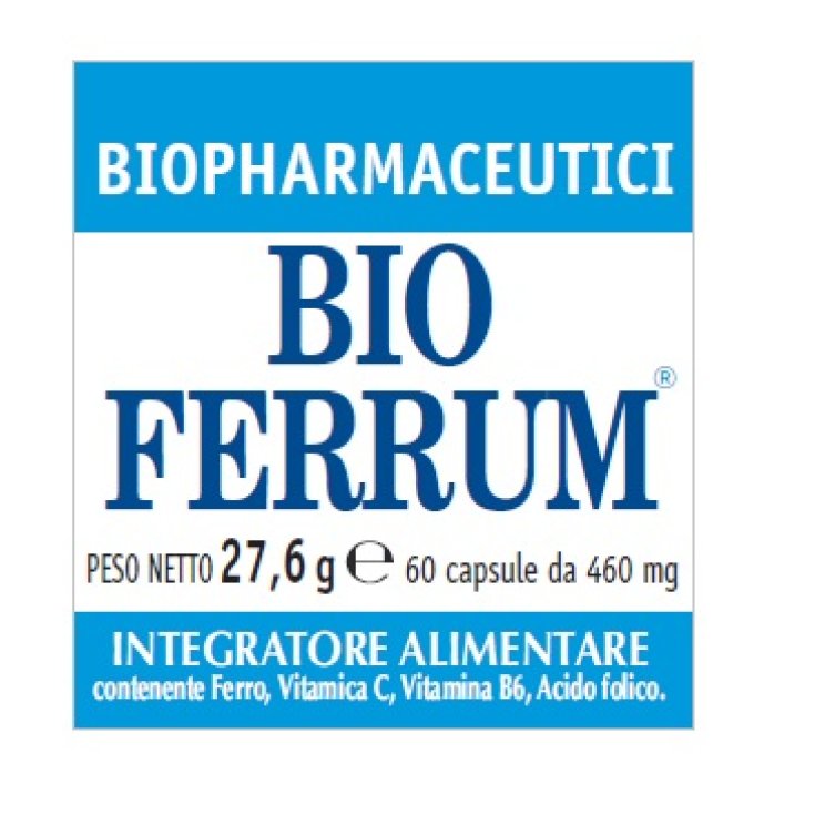 BioPharmaceutici Bio Ferrum Complément Alimentaire 60 Gélules
