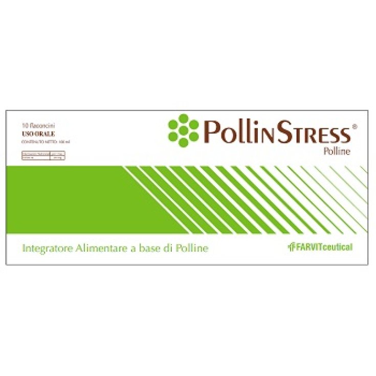 FarvitCeutical Pollin Stress Complément Alimentaire 10 Ampoules De 10 ml