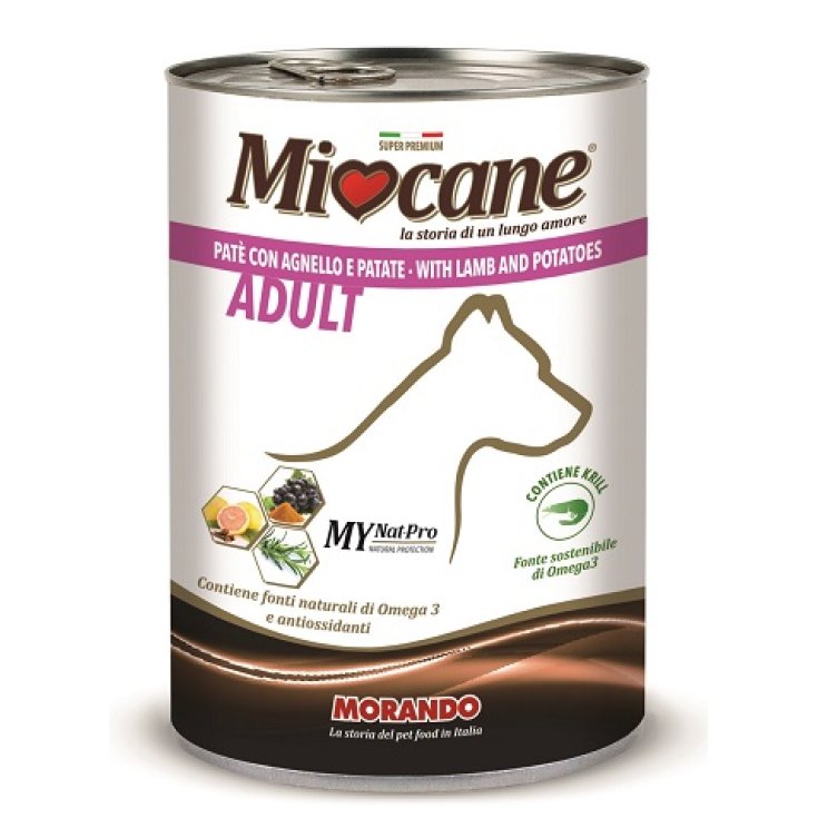 Morando Miocane Wet Pate Agneau Et Pâté De Pommes De Terre 400g