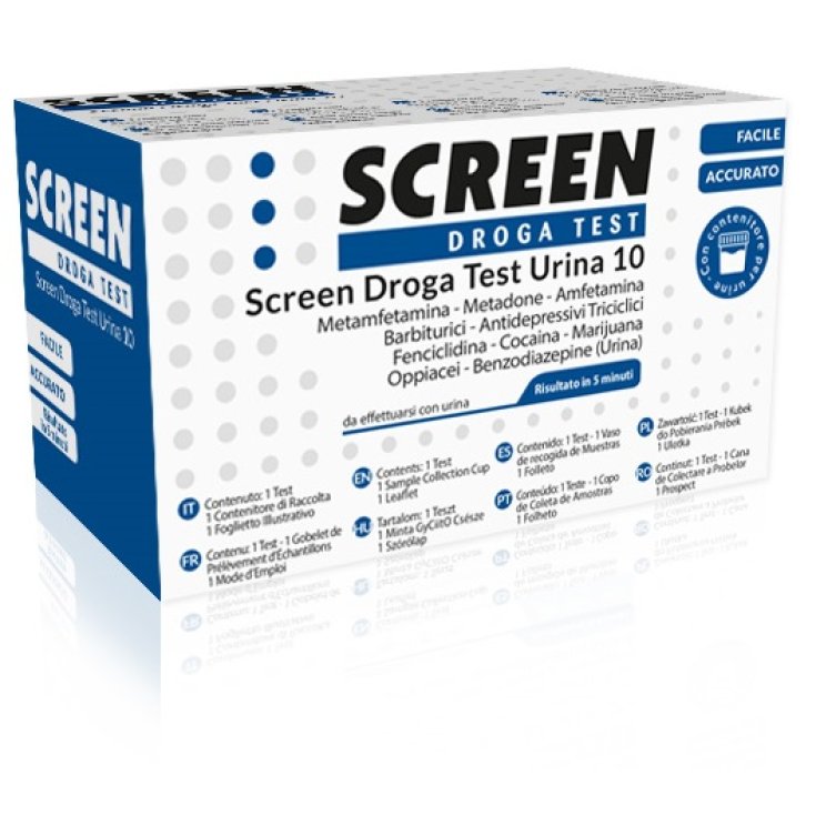 Test urinaire de dépistage de stupéfiants 5 drogues