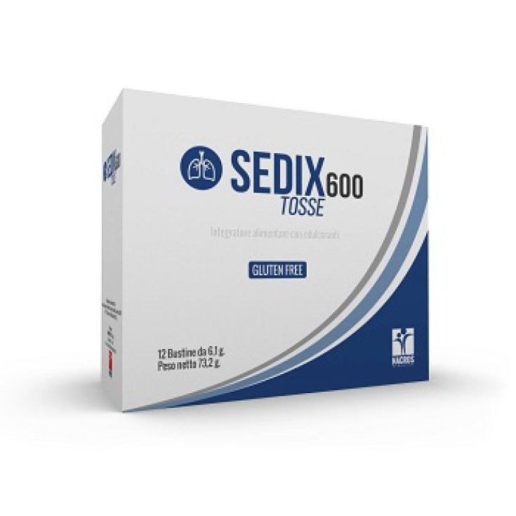 Nacros Sedix 600 Complément Alimentaire Toux 12 Sachets