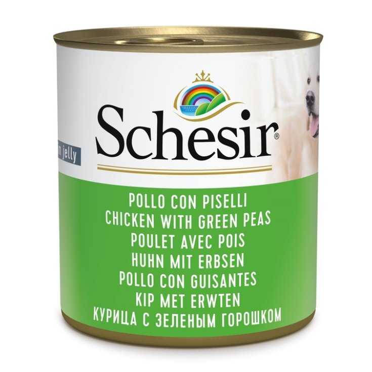 SCHESIR CHIEN POULET AUX POIS285G