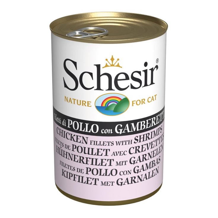 SCHESIR CHAT FIL POULET LEMB140G