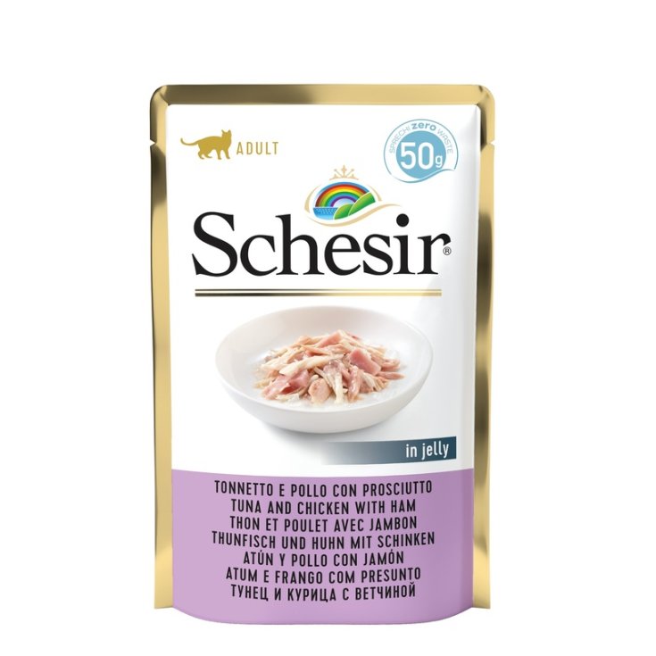 SCHESIR CAT TONN POULET PR 50G